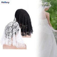 2 Chiếc Khăn Lau Voan Cô Dâu Khăn Lau Ngắn Mũ Đội Đầu Thời Trang Cho Cô Dâu Tắm Dự Tiệc Tiếp Liệu Phù Dâu