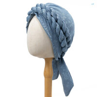 2 Chiếc Khăn Trùm Đầu Có Thể Tháo Rời Và Xoắn Bện Bộ Thời Trang Baotou Mũ Turban Mũ Dành Cho Nữ