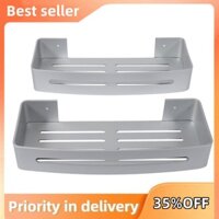 2 Chiếc Không Gian Nhôm Phòng Tắm Góc Kệ Đựng Mỹ Phẩm Treo Tường Giá Để Đồ Giá Tắm Khăn Nhà Vệ Sinh Đa Năng Kệ Bảo Quản Có Móc