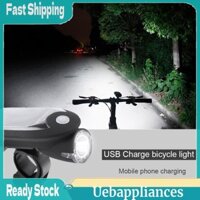 2 chiếc LED MTB Xe Đạp Bộ Đèn USB Chống Nước Xe Đạp Cảnh Báo Đèn Hậu Phía Trước