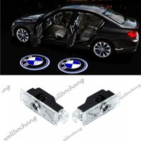 2 Chiếc Logo Ô Tô Cửa Chào Mừng Đèn LED Xe Ô Tô Máy Chiếu Cho Xe BMW M5 E46 E36 F10 E90 F20 E39 X3 X1 x5 E53 E60 E90 E30 E34 F15 E61 E91