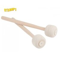 2 Chiếc Lớn Snare Trống Búa Nỉ Gỗ Trống Lớn Búa Ban Nhạc Tập Chơi Nhảy Trống Trống Gậy 32 X 5.8 X 5.8 cm