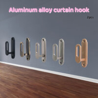 (2 chiếc) móc treo rèm đơn giản bằng hợp kim nhôm móc treo