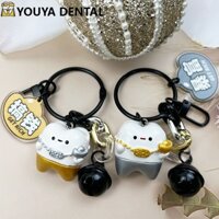 2 Chiếc Nha Sĩ Hình Răng Móc Khóa Mặt Dây Chuyền Túi Charm Ba Lô Túi Xách Đồ Trang Trí Móc Khóa Sáng Tạo "Làm Giàu" Móc Khóa Vòng Treo Có Chuông Hình Răng Quà Tặng Nha Khoa Dễ Thương