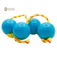 2 Chiếc Nhựa Cát Búa Maracas Trứng Bé Đồ Chơi Trẻ Em Orff Giáo Dục Sớm Đồ Chơi Âm Nhạc Màu Xanh