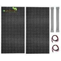 2 Chiếc P10 Full Màu Ngoài Trời LED Module HUB75 SMD3535 32x16 Pixels Bảng Hiển Thị LED 320x160mm 1 / 4S Trình Điều Khiển