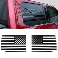 2 Chiếc Phía Sau Cửa Sổ Trang Trí Dán Cờ Mỹ Đồ Họa Decal Cho F150 2015-2022