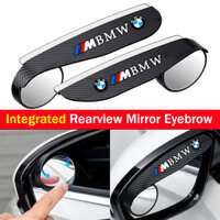 2 Chiếc Phù Hợp Cho Xe BMW X1 X2 X5 3 Series 6 Series Sport 420i Coupe M5 650 740Li Gương Chiếu Hậu Ô Tô Sợi Carbon Mưa Lông Mày 2 Trong 1 Đảo Chiều Nhỏ Gương Tròn Đa Năng