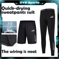2 Chiếc Quần Nén Nam Thể Thao Đóng Lắp Nhanh Khô Thể Dục Buổi Sáng Chạy Bộ Pantsuit Đàn Hồi Cao Thân Thiện Với Da Chạy Bóng Rổ Bóng Đá Quần Lót Phù Hợp Với