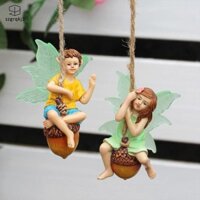 2 Chiếc Sân Vườn Bé Trai Treo Trang Trí Nhựa Trang Trí Cho Sân Bên Ngoài Sân Sau Hàng Rào Sân Vườn