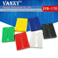 2 Chiếc SYB-170 SYB170 Mini Hàn Nguyên Mẫu Breadboard 170 Tie-point PCB Bảng Kiểm Tra