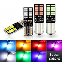 2 Chiếc T10 Bóng Đèn Led 194 W5W T4W H21W H6W BA9S BAX9S BAY9S Chiều Rộng Ánh Sáng DRL Bóng Đèn Thay Thế Xe Tín Hiệu Cửa Đọc Vòm Đèn Nội Thất Xe Máy Tự Động Đèn Led 24SMD 4014