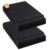 2 Chiếc Tấm Cách Âm Bọt Thích Hợp Cho Loa 5 inch Bọt Âm Độ Cao Ngăn Ngừa Rung Và Phù Hợp Với Hầu Hết Các Chân Đế