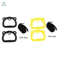 2 Chiếc Trẻ Em Trong Nhà Tập Gymnastic Nhẫn Kéo Lên Tập Thể Dục Với Webbing Đính Kèm Dây Có Thể Điều Chỉnh Dây Đeo Tập Gym Treo Nhẫn Cho Công Viên Tập Luyện