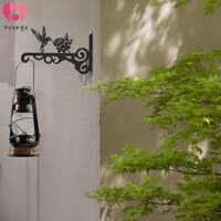 2 Chiếc Treo Cây Cảnh Chân Đế Kim Loại Cây Cảnh Treo Tường Với Họa Tiết Chim Ruồi Cây Cảnh Treo Tường Chân Đế Cho Trong Nhà Ngoài Trời SHOPSKC5765