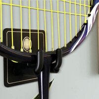 2 Chiếc Treo Tường Vợt Giá Treo Màn Hình Dọc Giá Đỡ Kim Loại Treo Móc Tennis Giá Đỡ Cho Nhà Để Xe Phòng Ngủ Phòng Chơi Game