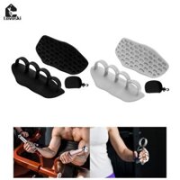 2 Chiếc Trọng Lượng Nâng Tay Cầm Tập Gym Tay Cầm Chống Trơn Trượt Cho Nam Nữ Ngón Silicon Cầm Miếng Lót Tập Thể Dục Powerlifting