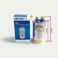 2 Chiếc tụ block điều hòa 20uF 450V CBB65 chính hãng Mascotop