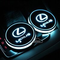 2 Chiếc Tự Động Nội Thất Không Khí Cảm Biến Đèn Led Ô Tô Cốc Giá Đỡ Thảm Nhiều Màu Sắc Phát Quang Nước Uống Chai Coaster Thảm Pad Tổ Chức Cho Xe Lexus Is200 Is250 ls460 Rx350 Rx330 Gs300 Es250 Rx270 Rx300 Ct200h