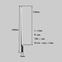 2 Chiếc Vonfram Carbide Cắt Dao Kéo Dài Zund Cắt JWEI IECHO EMMA ATOM Dao Động Lưỡi Dao Da Vải Dệt Xốp