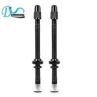 2 Chiếc Xe Đạp Không săm Presta Van Thân Hợp Kim Nhôm 80mm Với Công Cụ Loại Bỏ Lõi Van