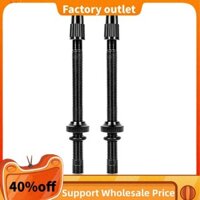 2 Chiếc Xe Đạp Không săm Presta Van Thân Hợp Kim Nhôm 80mm Với Công Cụ Loại Bỏ Lõi Van