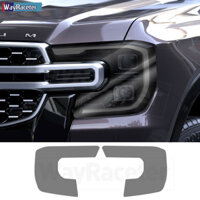 2 Chiếc Xe Đèn Pha Bảo Vệ Phim Trong Suốt Khói Đen TPU Miếng Dán Cho Xe Ford Ranger 2023 2024 T9 Wildtrack Raptor Accessorieauto Phần Trang Trí Xe Hơi
