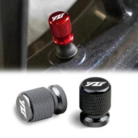 2 Chiếc Xe Máy Phụ Kiện Cho YAMAHA YZF R1 R3 R6 R25 R125 R1M YZFR1 YZFR6 YZFR3 Kim Loại Lốp Van Cổng Không Khí Thân Nắp Nắp