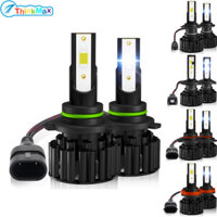 2 Chiếc Z3 Bóng Đèn Pha LED 12V 6000LM Bộ Chuyển Đổi Đèn Pha LED Siêu Sáng 6000K Trắng Mát IP68 Chống Thấm Nước