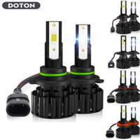 2 Chiếc Z3 Bóng Đèn Pha LED 12V 6000LM Bộ Chuyển Đổi Đèn Pha LED Siêu Sáng 6000K Trắng Mát IP68 Chống Thấm Nước