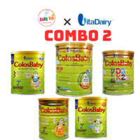 [2 CƠ CẤU QUÀ] - Combo 2 hộp sữa bột ColosBaby GOLD CŨ, BIO, IQ, D3K2, THANH NHẠT 400/ 800g