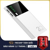 2 Cổng USB Sạc Nhanh📌Sạc Dự Phòng 30000 mAh, Nhỏ Gọn Tiện Lợi, Bảo Hành Chính Hãng📌FREESHIP
