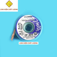 2 Cuộn dây hút thiếc CP-3015 3mmx1.5m GOOT TAIYO - Nhật