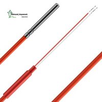 2 Dây PT1000 Cảm Biến Nhiệt Độ Nhiệt Điện Trở Gel Silicon Phủ 1.5 Mét Đầu Dò 45mm x 5mm -50-180 Độ RTDs