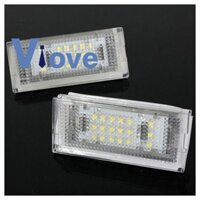2 đèn LED 18 bóng chiếu sáng biển số cho xe hơi BMW E46 4DR Sedan 325i