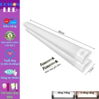 2 Đèn Led bán nguyệt 60cm 20w tuyp Led 0,6m siêu sáng tiết kiệm điện Posson LTC06-20x - 2c20w S vàng nắg
