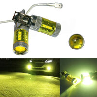 2 Đèn LED Sương Mù 12-24V H3 80W 16 SMD Đèn LED Ô Tô Sương Mù Màu Vàng Cao Cấp