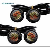 2 ĐÈN LED XIN NHAN TRANG TRÍ KIỂU MẮT CÚ XE MÁY VÀ ÔTÔ CỰC CHẤT