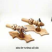2 ĐÈN ỐP TƯỜNG GỖ SỒI - ĐÈN THỜ CÔNG GIÁO