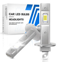 2 Đèn Pha LED H1 20000LM 6000K 55W 16 CÁI 7585 CSP Chùm Thấp Turbo Tự Động Ánh Sáng 1: 1 Không Quạt Mini 12V + 600% Sáng