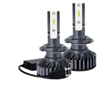 2 đèn pha ô tô H4 H7 LED H11 9005 9006 H1 bóng đèn xe hơi vua 160W 24000LM chiếu sáng 1860CSP12V Bóng đèn pha LED