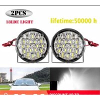 2 ĐÈN TRỢ SÁNG ĐÈN LED SƯƠNG MÙ XE HƠI ÔTÔ SIÊU SÁNG