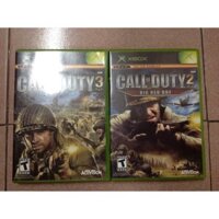 2 điĩa Call of duty Xbox