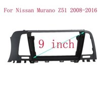 2 DIN 9 Inch Khung Xe Fascia Android Radio Dash Lắp Bảng Điều Khiển Kitr Cho Nissan Murano Z51 2008-2016