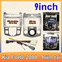 2 DIN 9 inch Màn hình Android của xe hơi được sử dụng cho Kia Forte 2009 - đến nay với khung hình 9 inch và dây nguồn