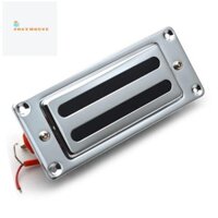2 Dòng 68X29MM Mini Điện Đàn Guitar Humbucker Pickup Có Khung Kim Loại Cho LP Guitar Chrome, Cổ