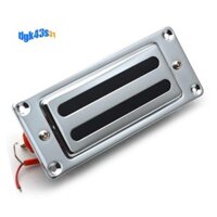 2 Dòng 68X29MM Mini Điện Đàn Guitar Humbucker Pickup Có Khung Kim Loại Cho LP Guitar Chrome, Cổ