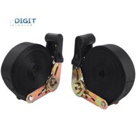 2 Gói 20FT Ratchet Tie Downs Dây 6M X25mm Dây đeo Ratchet vô tận Dây đeo Cam hạng nặng cho xe máy, ô tô