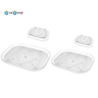 2 Gói Bàn Xoay Lười Tổ Chức Cho Tủ Lạnh, Xoay Hình Chữ Nhật Lười Cho Tủ, Thức Ăn, Nhà Bếp Dễ Dàng Lắp Đặt S