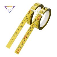2 gói Băng đo tự dính bằng thép, Băng thước đo đế và thước chữ cái phải sang trái